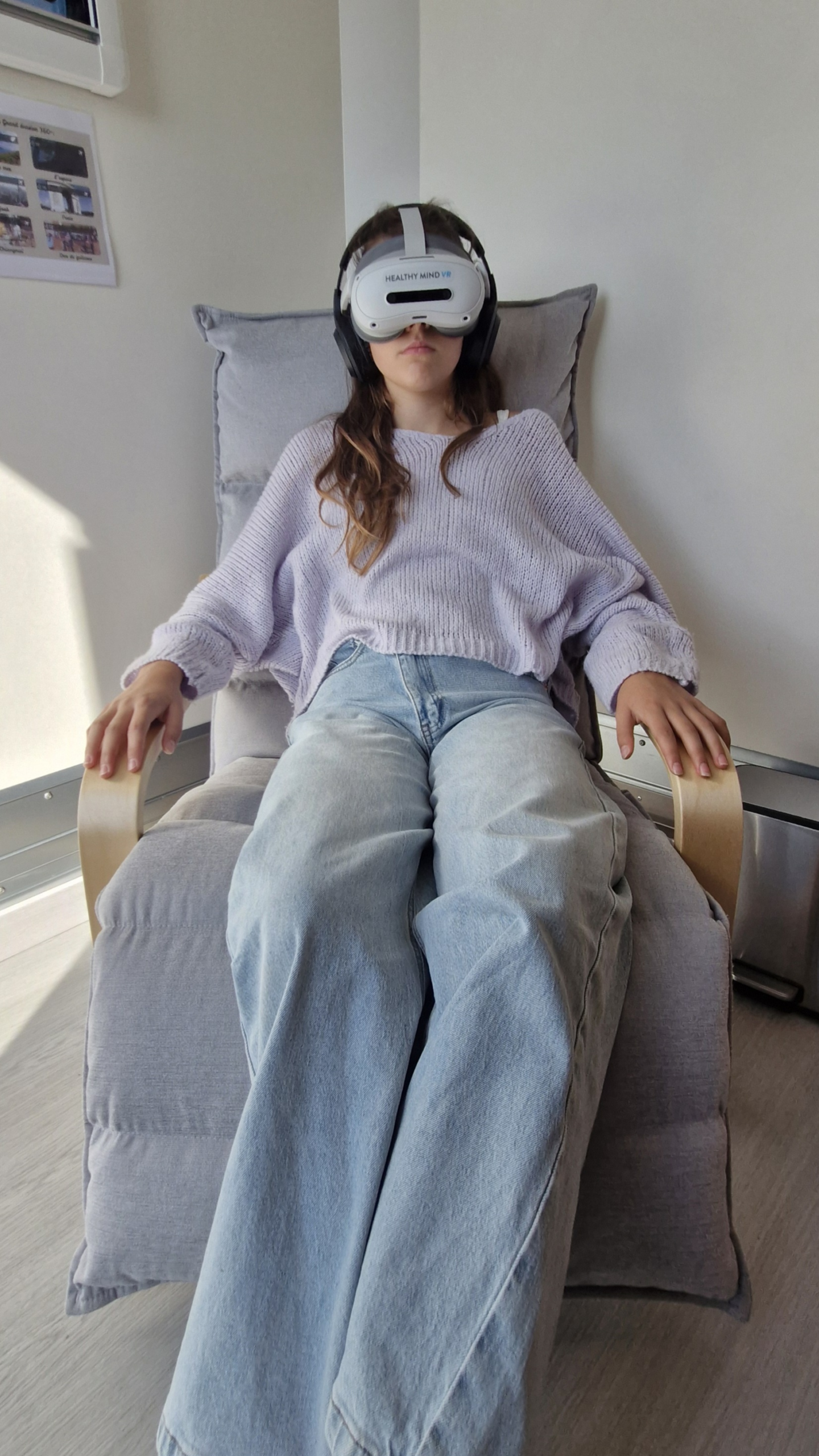Animation bien-être Sérénité Truck : immersion en réalité virtuelle dans un fauteuil de relaxation